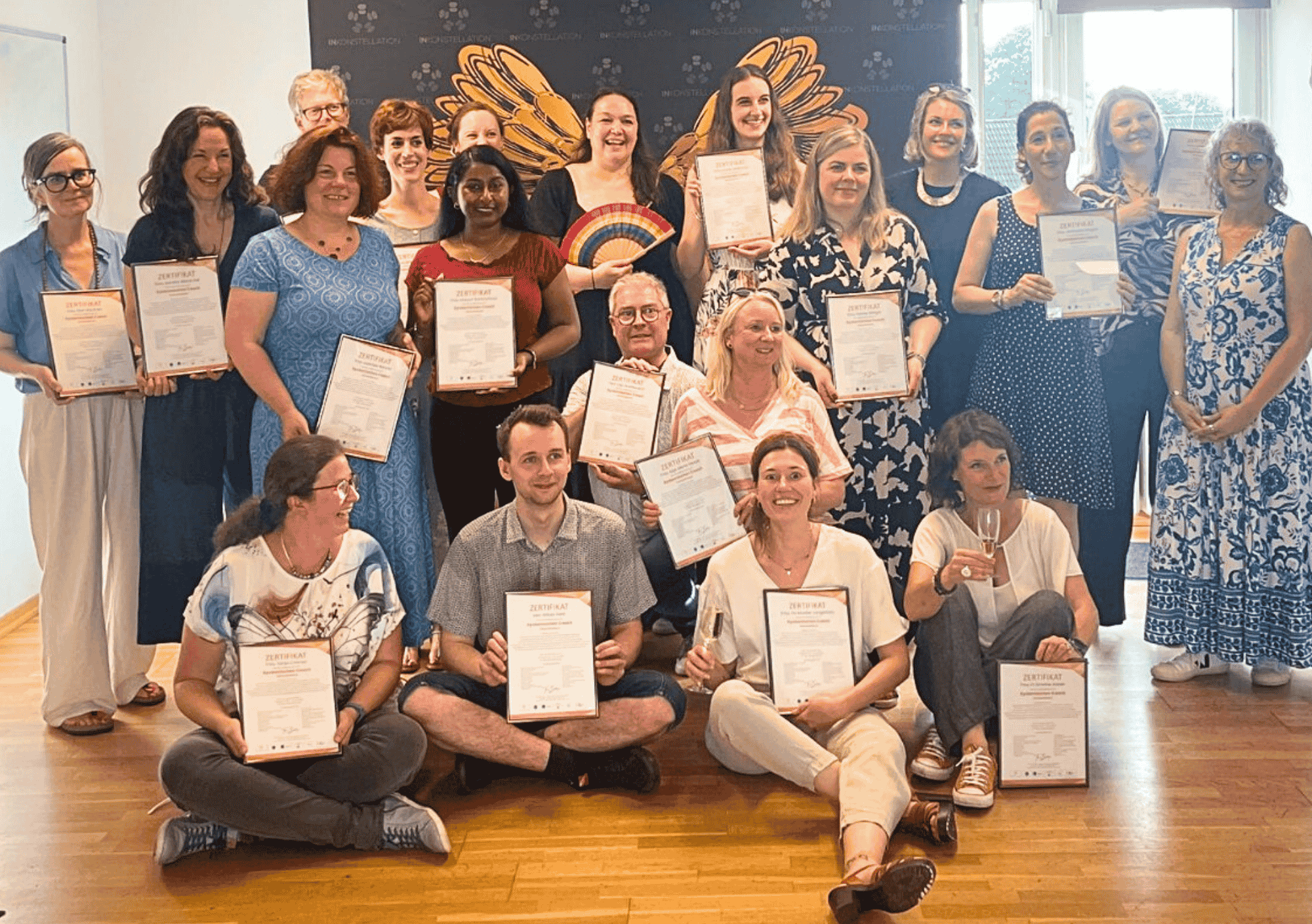 Abschlussfoto Coaching Ausbildung Köln – Durchgang 2024 August