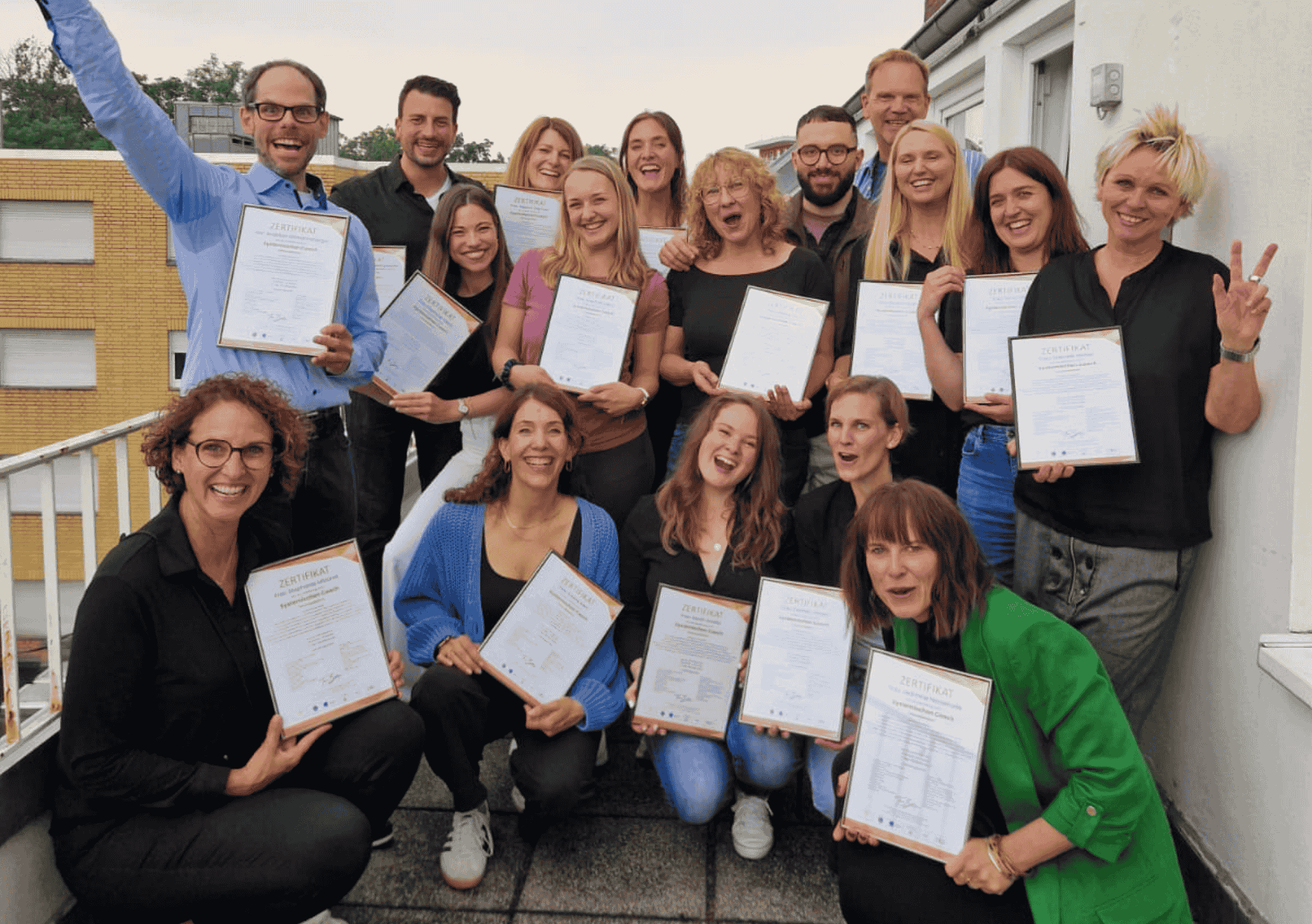 Abschlussfoto Coaching Ausbildung Köln – Durchgang 2024 Oktober