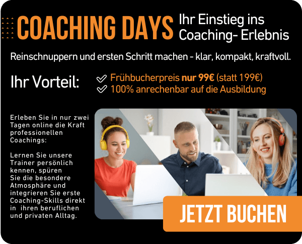Coaching Days – Einstieg in die systemische Coaching Ausbildung bei InKonstellation