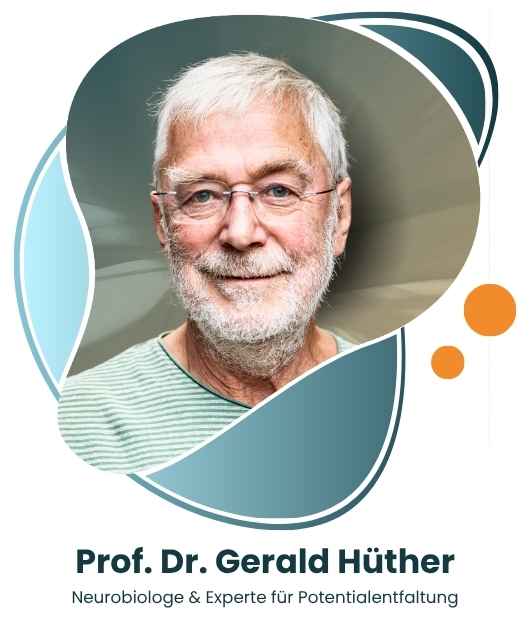 Speaker Gerald Hüther Online Kongress 2027 Porträt von Prof. Dr. Gerald Hüther mit Titel